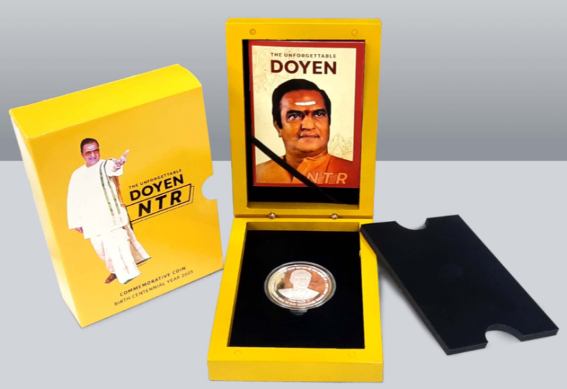 Rs 100 Commemorative Coin , Sri Nandamuri Taraka Rama Rao